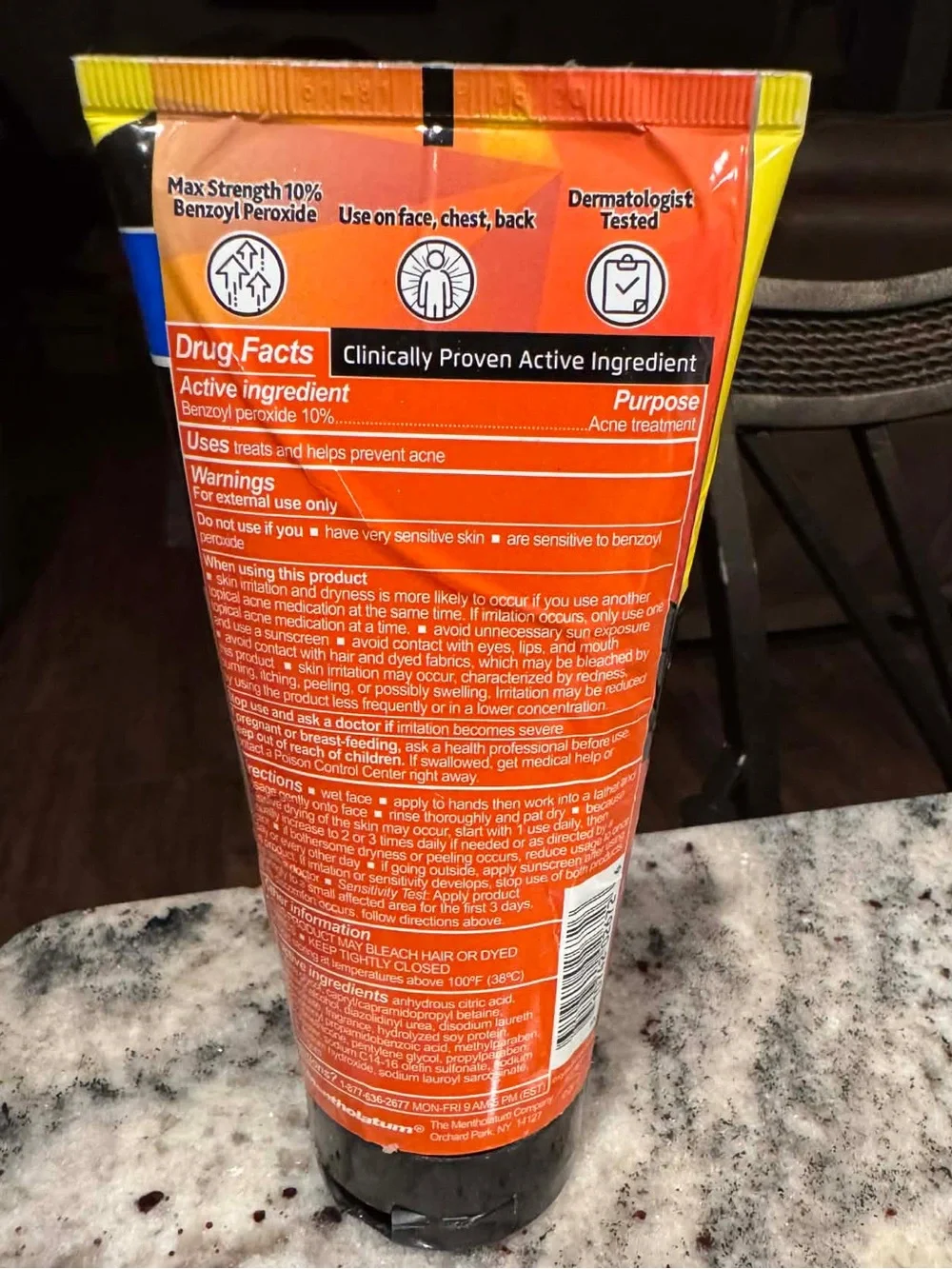 OXY Acne Cleanser Maximum Strength - Yellow/Black